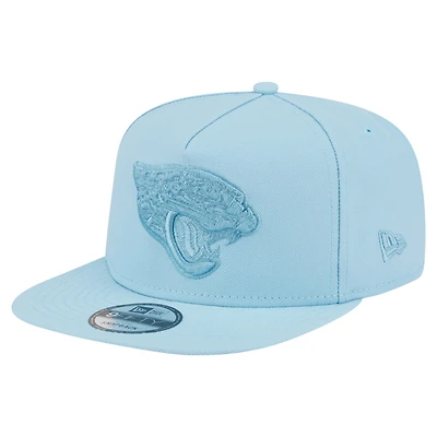 Casquette snapback A-Frame 9FIFTY bleu clair pour homme, motif Jacksonville Jaguars, New Era
