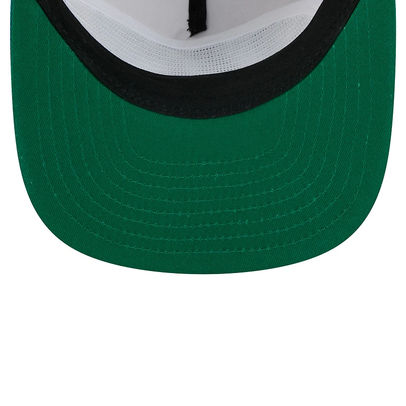 Men's New Era Stone/Teal Jacksonville Jaguars Athletic Golfer Snapback Hat