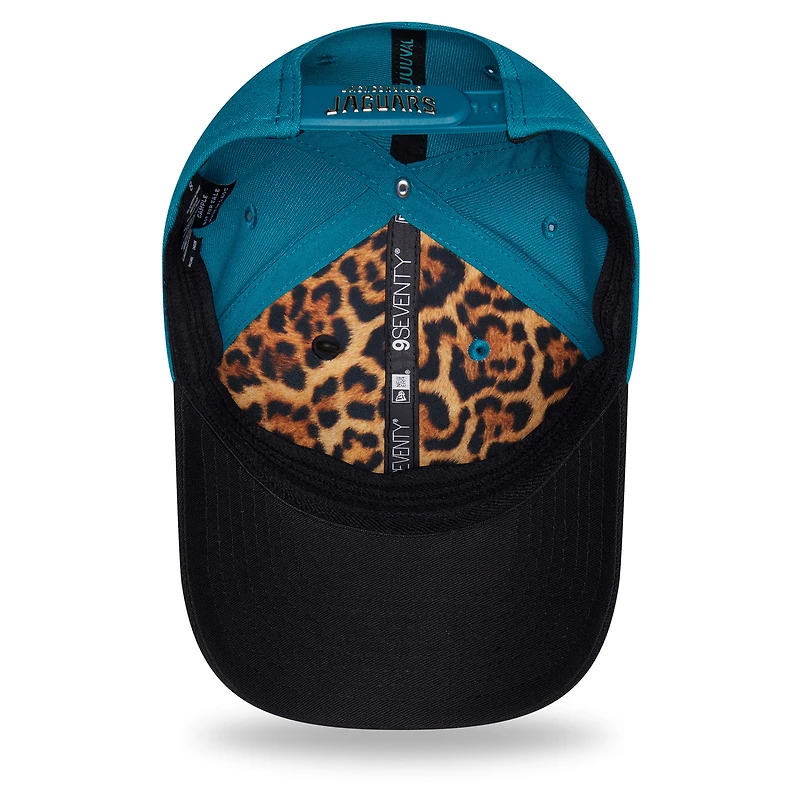 Men's New Era Teal/Black Jacksonville Jaguars 2026 NFL Draft 9SEVENTY Adjustable Hat