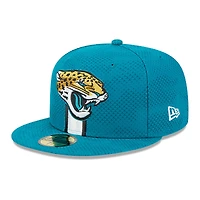 Men's New Era  Teal Jacksonville Jaguars 2024 Sideline 59FIFTY Fitted Hat