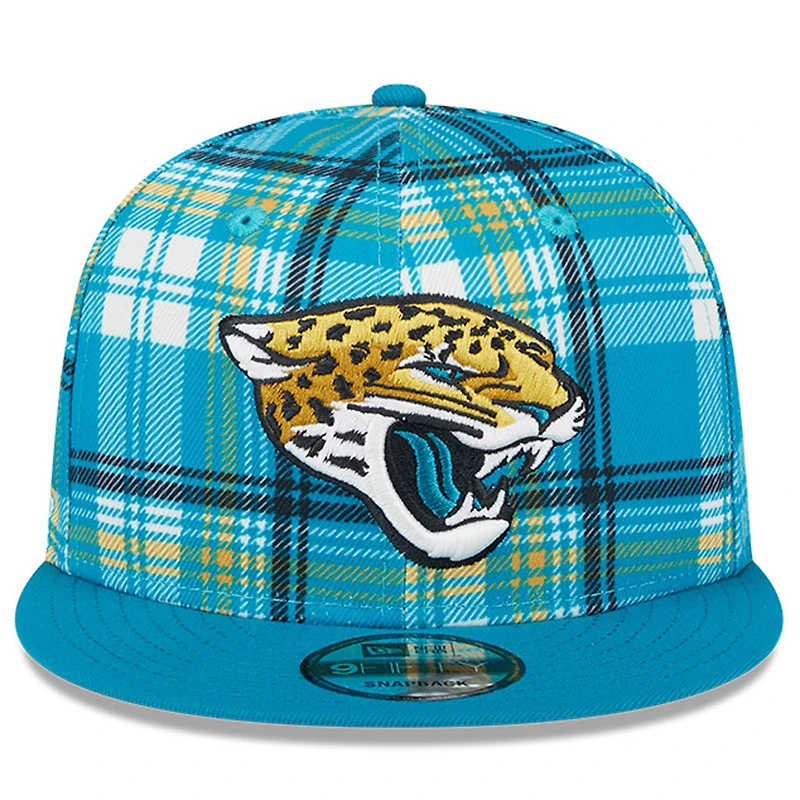 Men's New Era Teal Jacksonville Jaguars 2024 Sideline Statement 9FIFTY Snapback Hat