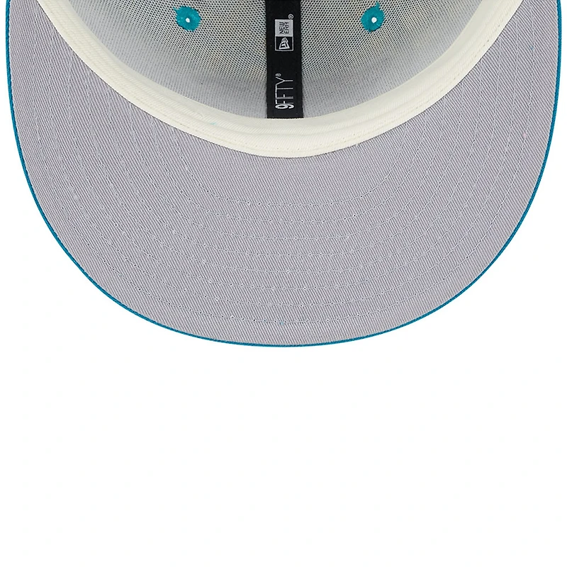 Men's New Era Teal Jacksonville Jaguars 2024 Sideline Statement 9FIFTY Snapback Hat