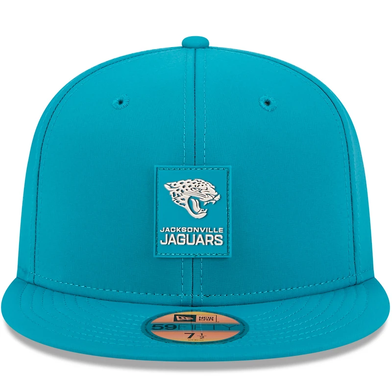 Casquette ajustée 59FIFTY pour homme, bleu sarcelle, Jacksonville Jaguars 2025, New Era