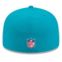 Casquette ajustée 59FIFTY pour homme, bleu sarcelle, Jacksonville Jaguars 2025, New Era