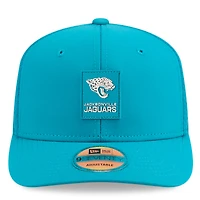 Men's New Era Teal Jacksonville Jaguars 2025 Sideline  9SEVENTY Trucker Adjustable Hat