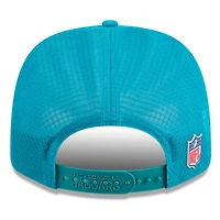 Men's New Era Teal Jacksonville Jaguars 2025 Sideline  9SEVENTY Trucker Adjustable Hat