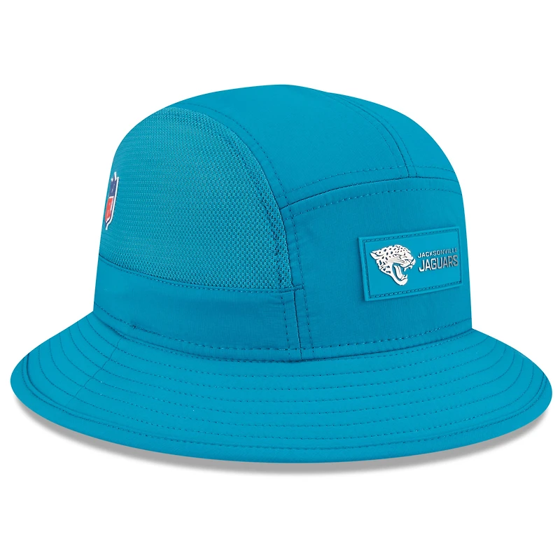 Men's New Era Teal Jacksonville Jaguars 2025 Sideline  Bucket Hat