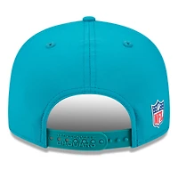 Men's New Era Teal Jacksonville Jaguars 2025 Sideline  Split Panel 9FIFTY Snapback Hat