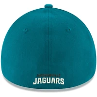 Men's New Era Teal Jacksonville Jaguars 39THIRTY Flex Team Classic Hat