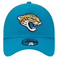 Men's New Era  Teal Jacksonville Jaguars  A-Frame 9FORTY Adjustable Hat