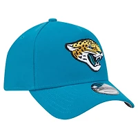 Men's New Era  Teal Jacksonville Jaguars  A-Frame 9FORTY Adjustable Hat