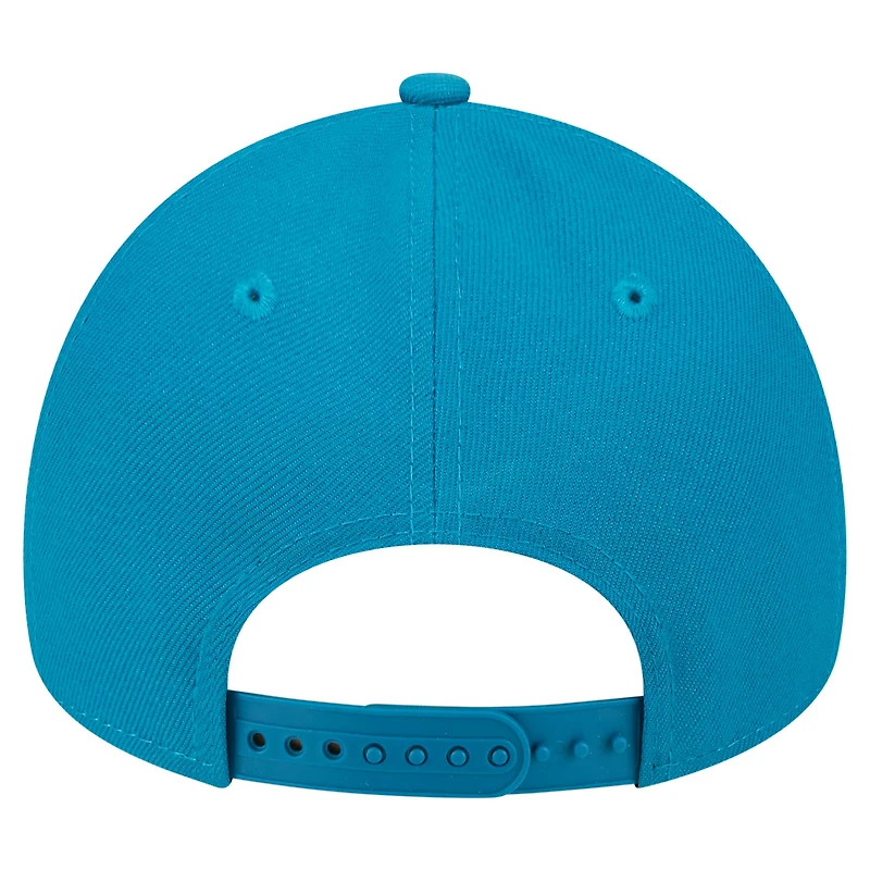 Men's New Era  Teal Jacksonville Jaguars  A-Frame 9FORTY Adjustable Hat