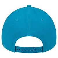 Men's New Era  Teal Jacksonville Jaguars  A-Frame 9FORTY Adjustable Hat