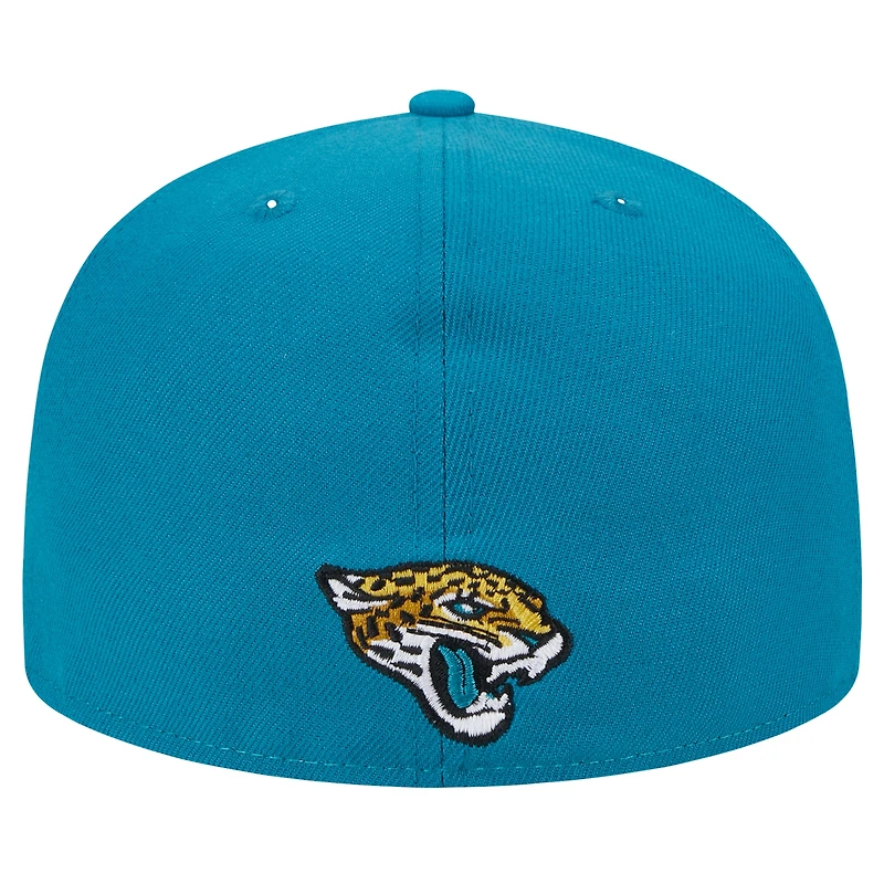 Men's New Era Teal Jacksonville Jaguars City Originals 59FIFTY Fitted Hat