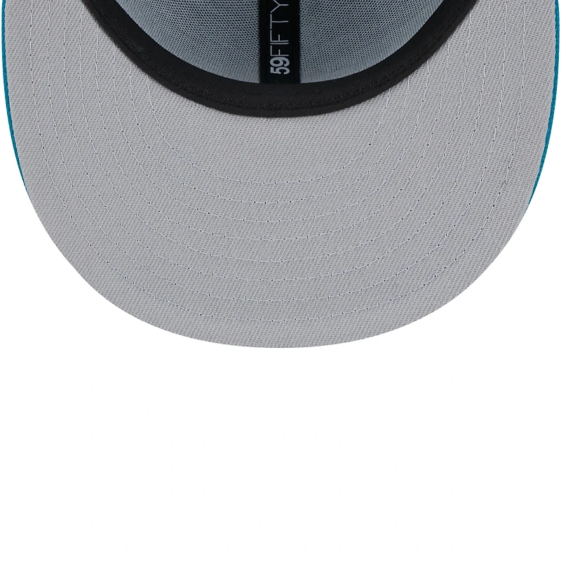 Casquette ajustée 59FIFTY New Era pour hommes, Jacksonville Jaguars City Originals, bleu sarcelle