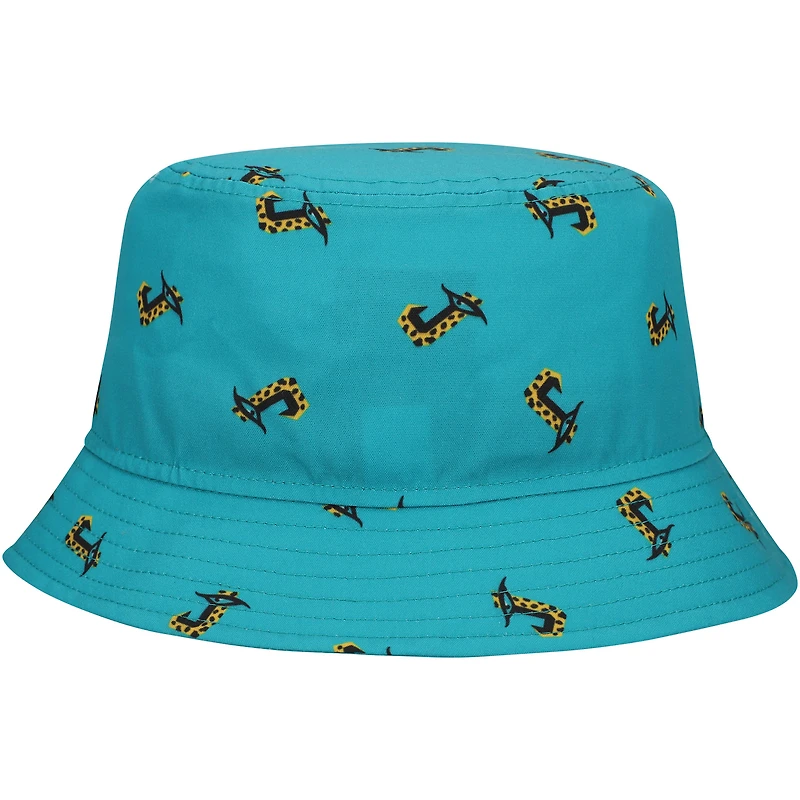 Men's New Era Teal Jacksonville Jaguars City Originals Bucket Hat