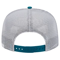 Casquette Snapback 9FIFTY Jacksonville Jaguars Court Sport New Era pour hommes, bleu sarcelle