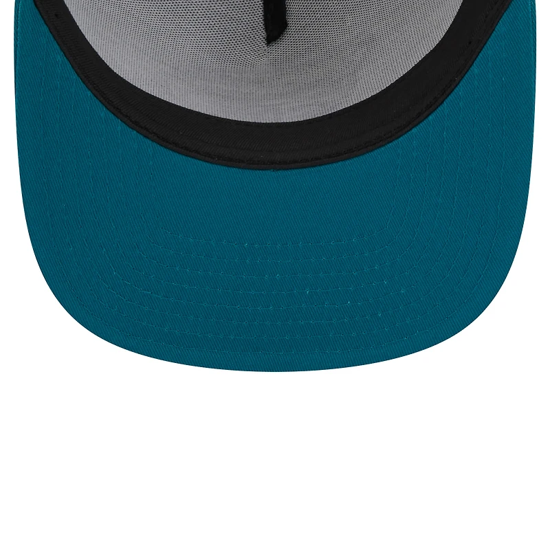 Casquette Snapback 9FIFTY Jacksonville Jaguars Court Sport New Era pour hommes, bleu sarcelle
