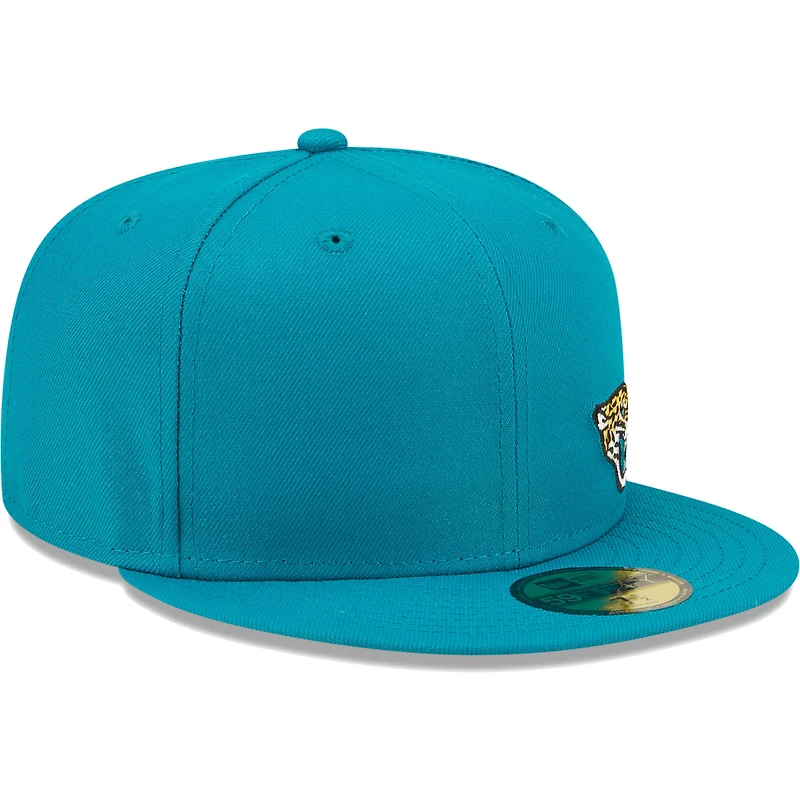 Men's New Era Teal Jacksonville Jaguars Flawless 59FIFTY Fitted Hat