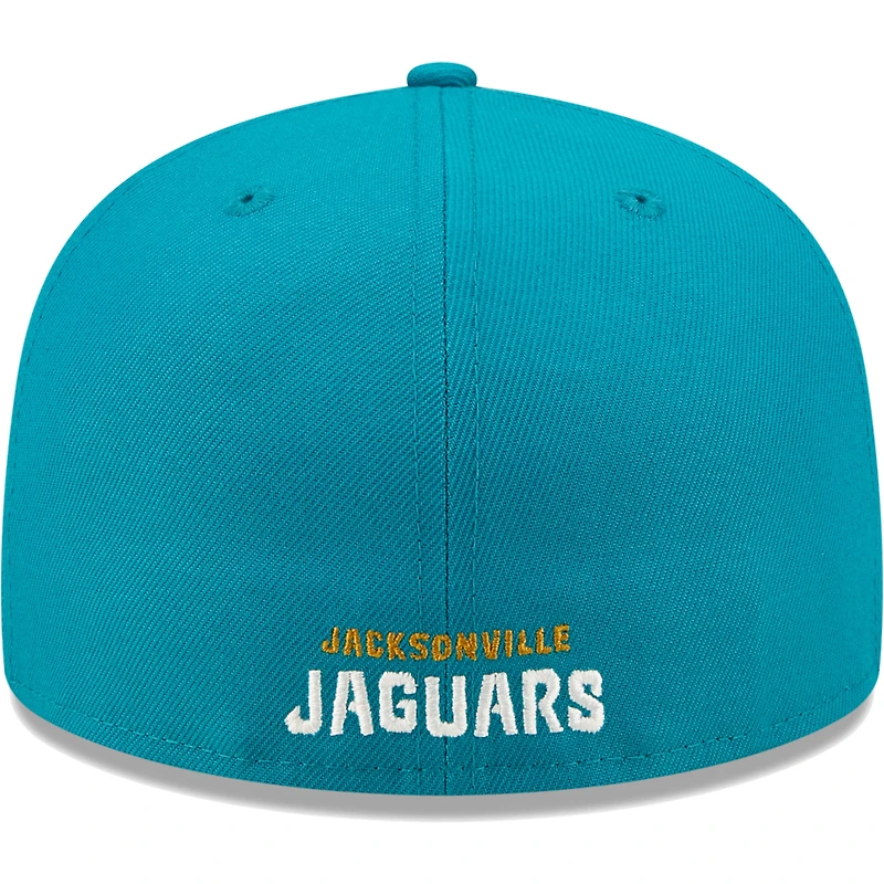 Men's New Era Teal Jacksonville Jaguars Flawless 59FIFTY Fitted Hat