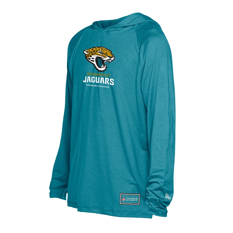Men's New Era  Teal Jacksonville Jaguars Functional Fandom Hoodie