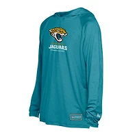 Men's New Era  Teal Jacksonville Jaguars Functional Fandom Hoodie