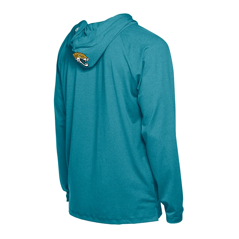 Men's New Era  Teal Jacksonville Jaguars Functional Fandom Hoodie