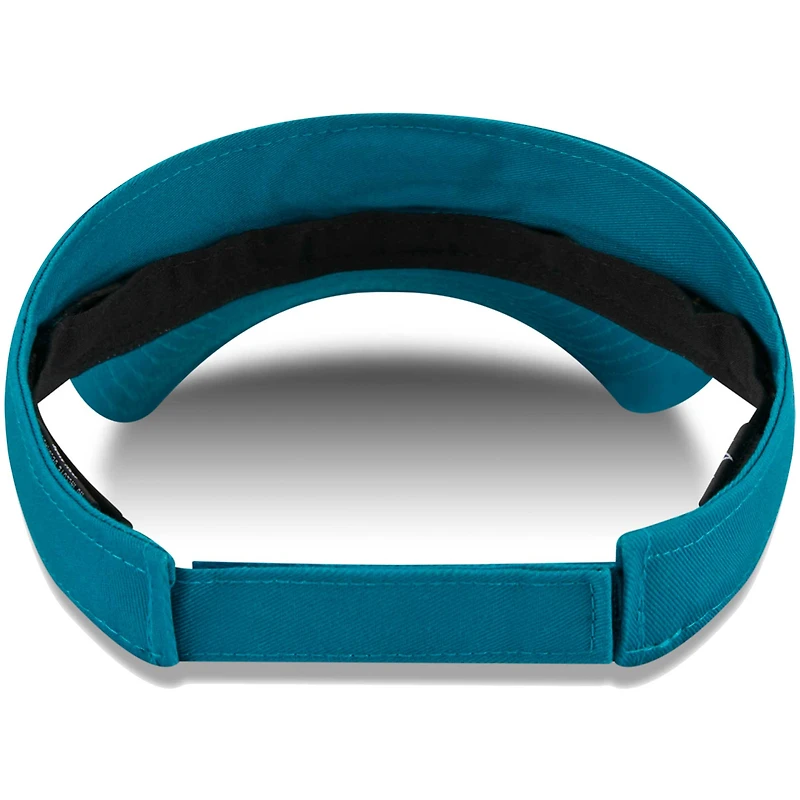 Men's New Era Teal Jacksonville Jaguars Main Adjustable Visor