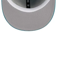 Casquette ajustée 59FIFTY pour hommes des Jacksonville Jaguars Main Patch New Era bleu sarcelle