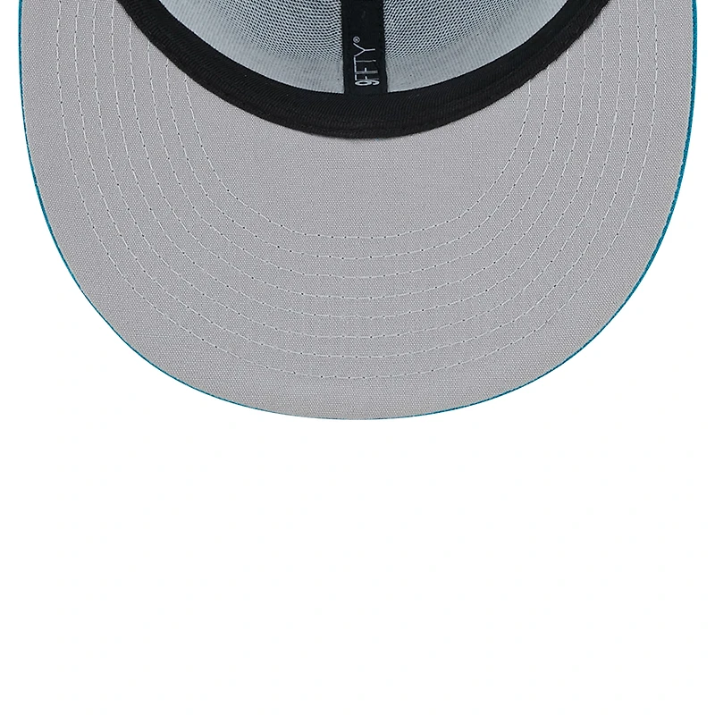 Men's New Era Teal Jacksonville Jaguars Main Trucker 9FIFTY Snapback Hat