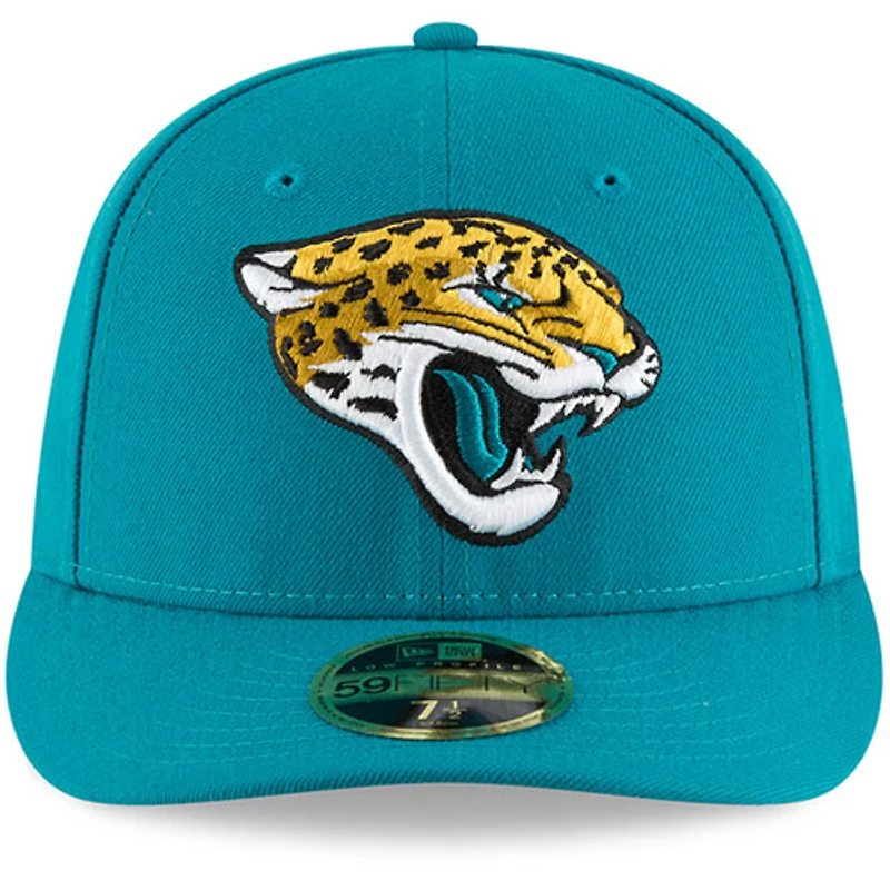 Casquette ajustée 59FIFTY Low Profile pour homme des Jaguars de Jacksonville New Era bleu sarcelle