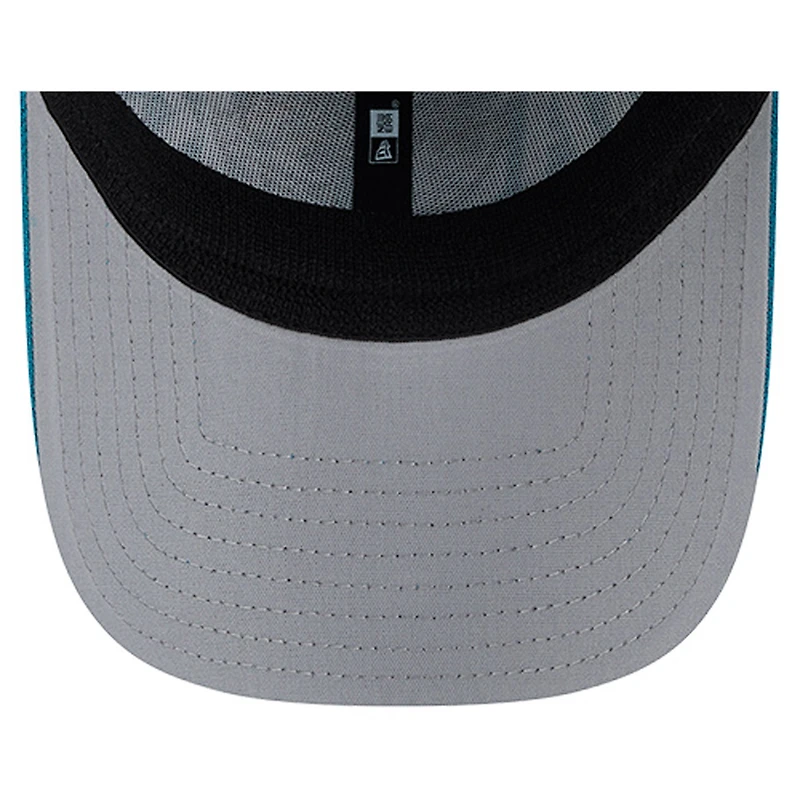 Casquette extensible 39THIRTY Jacksonville Jaguars bleu sarcelle New Era pour homme