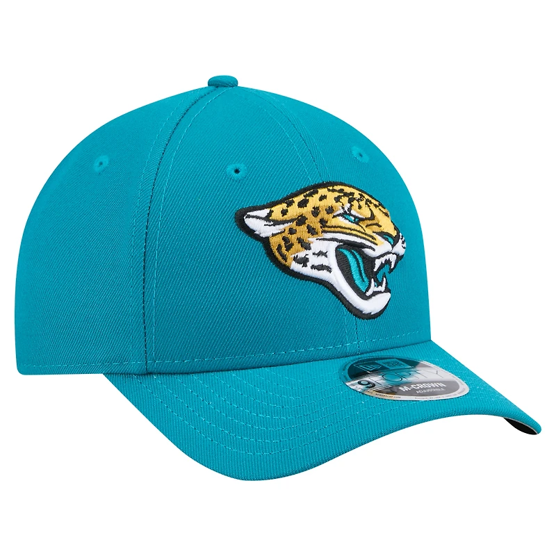 Casquette ajustable 9FORTY M-Crown pour homme, collection Team Jaguars, bleu sarcelle New Era