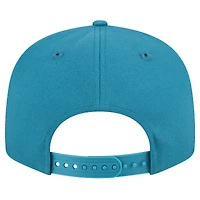 Men's New Era  Teal Jacksonville Jaguars Throwback Crawl Standard 9FIFTY Snapback Hat