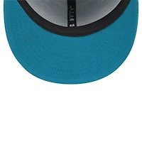 Men's New Era  Teal Jacksonville Jaguars Throwback Crawl Standard 9FIFTY Snapback Hat