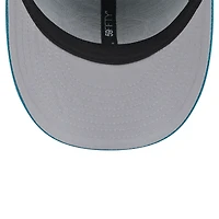 Casquette ajustée 59FIFTY Throwback Head Omaha Low Profile des Jacksonville Jaguars New Era pour hommes, bleu sarcelle