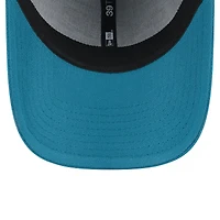 Casquette New Era 39THIRTY Flex Throwback des Jaguars de Jacksonville bleu sarcelle pour homme