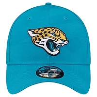 Men's New Era  Teal Jacksonville Jaguars Tonal Camo 39THIRTY Stretch Fit Hat