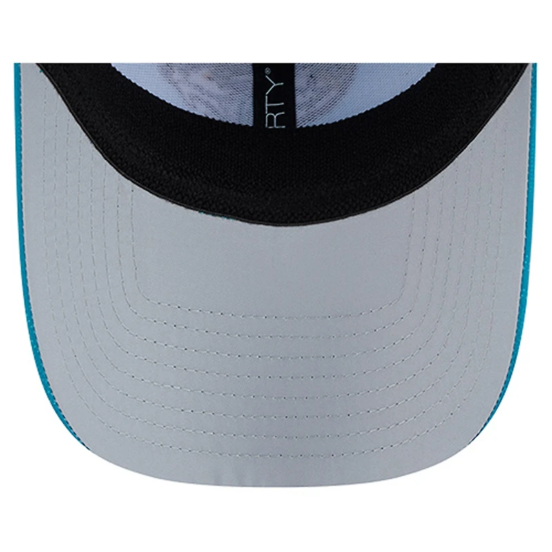 Men's New Era  Teal Jacksonville Jaguars Tonal Camo 39THIRTY Stretch Fit Hat