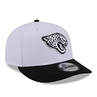 Men's New Era  White/Black Jacksonville Jaguars 2026 NFL Draft Pre-Curved 9FIFTY Snapback Hat
