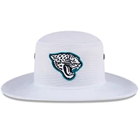 Chapeau bob Panama New Era pour homme, blanc, Jacksonville Jaguars 2024 NFL Training Camp
