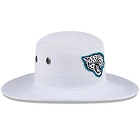Men's New Era White Jacksonville Jaguars 2024 NFL Training Camp Panama Bucket Hat