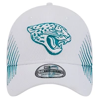 Men's New Era White Jacksonville Jaguars Active 39THIRTY Flex Hat
