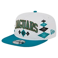 Casquette ajustable blanche Jacksonville Jaguars Argyle 19TWENTY New Era pour homme