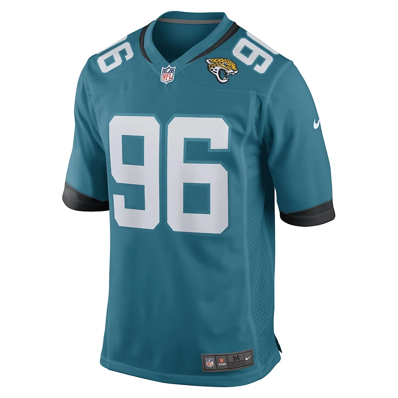 Men's Nike Adam Gotsis Teal Jacksonville Jaguars Game Jersey