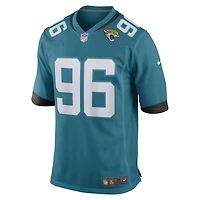 Men's Nike Adam Gotsis Teal Jacksonville Jaguars Game Jersey