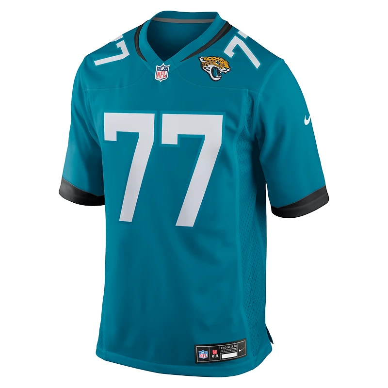 Maillot de match Nike Anton Harrison Teal Jacksonville Jaguars pour homme