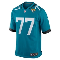 Maillot de match Nike Anton Harrison Teal Jacksonville Jaguars pour homme