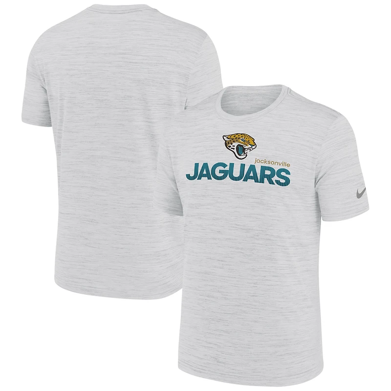 Men's Nike Ash Jacksonville Jaguars Blitz Velocity Modern Dri-FIT T-Shirt