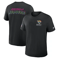 T-shirt Nike noir Jacksonville Jaguars 2025 Crucial Catch Tri-Blend Dri-FIT pour homme